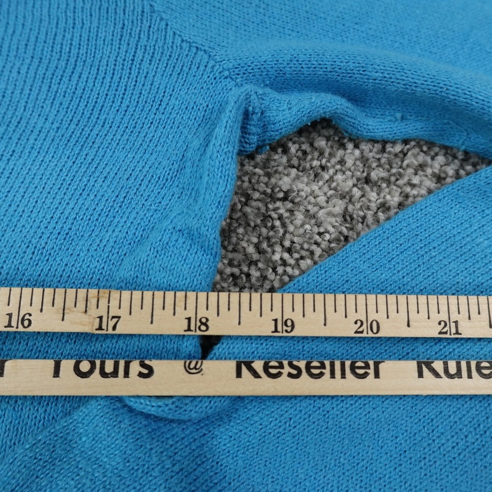 Hollister Sweater Womens M Blue Knit Pullover Sweatshirt Casual Preppy Surf HCO - Picture 10 of 13